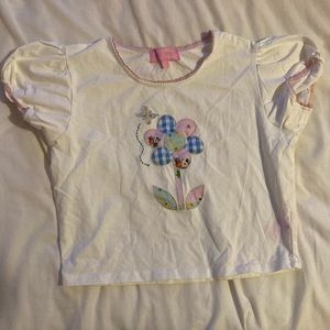 Dolls Kill x Holly Hobby Pathwork Flower Baby Tee
